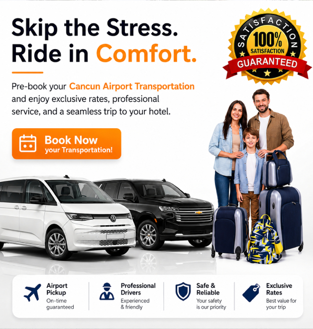 Cancun Airport Transportation to Cancún Hotel Zone
